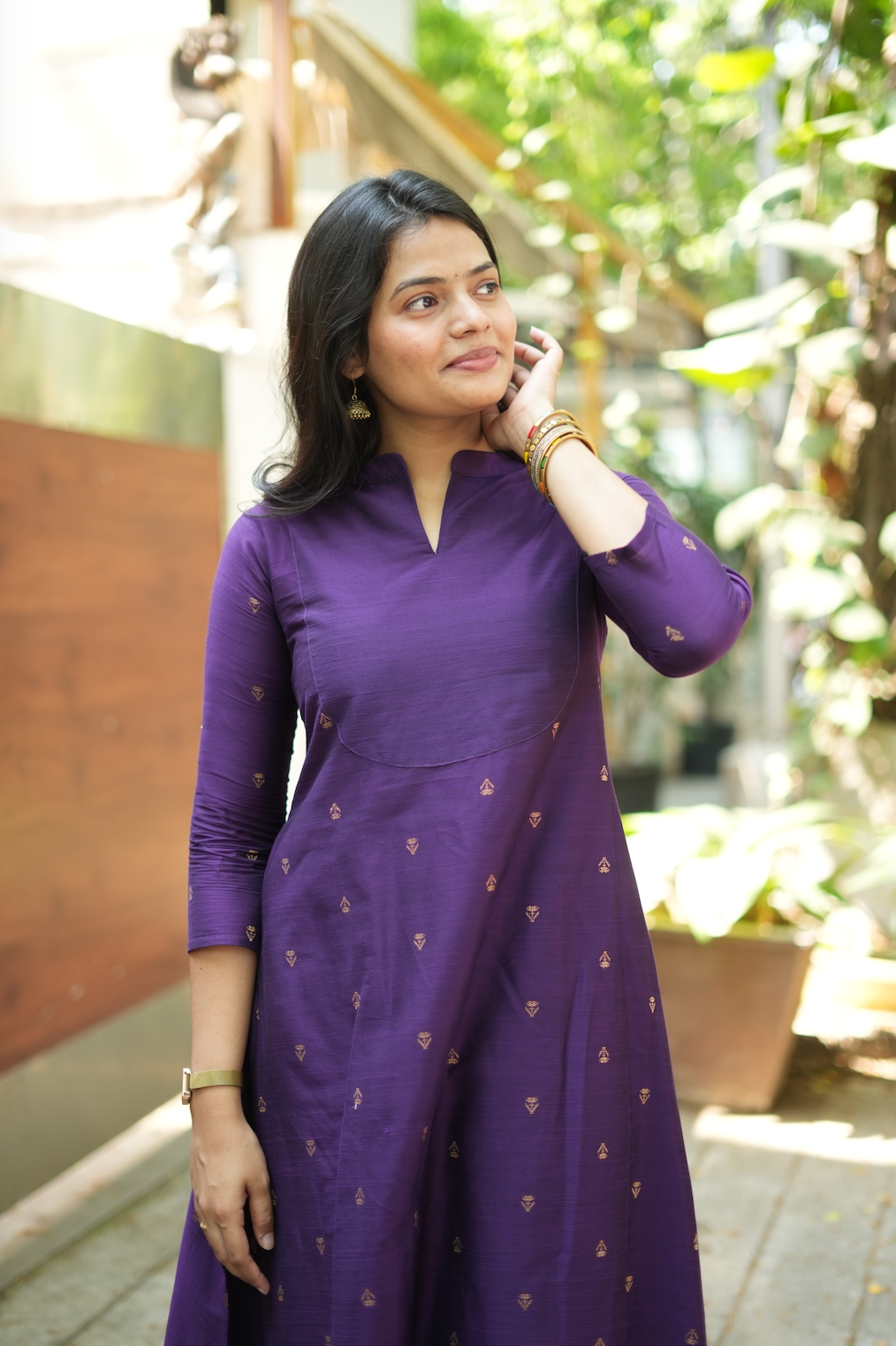 ARTHI Gold -Raw silk co-ord (VC1042)