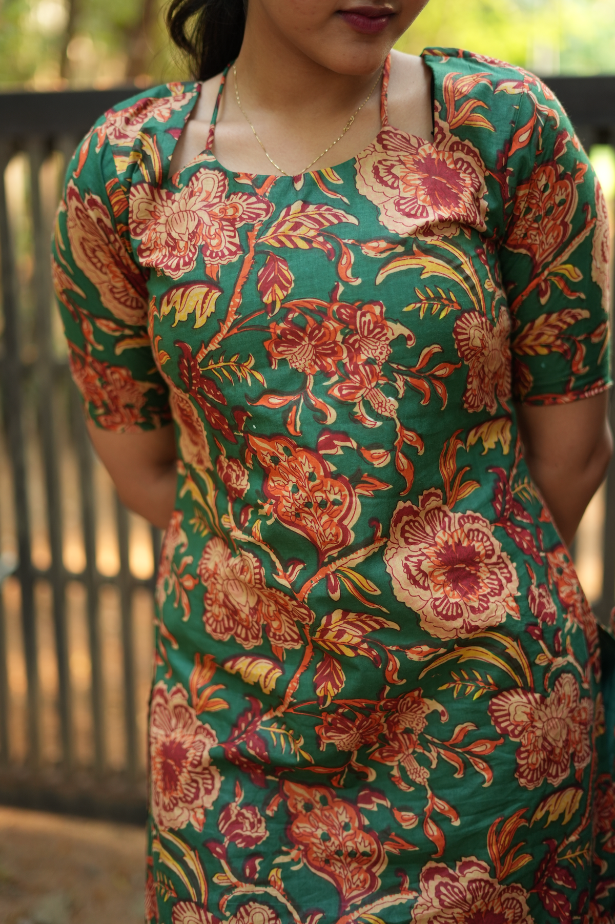 Riya-Block print short kurti(VC1043)