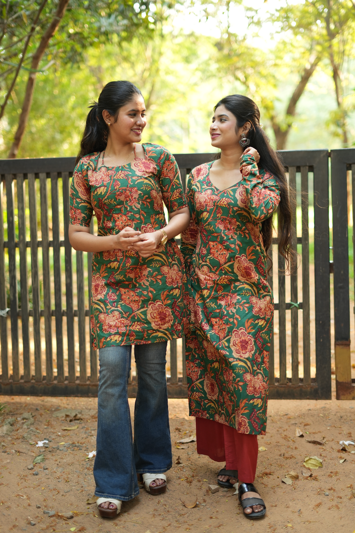 Riya-Block print short kurti(VC1043)