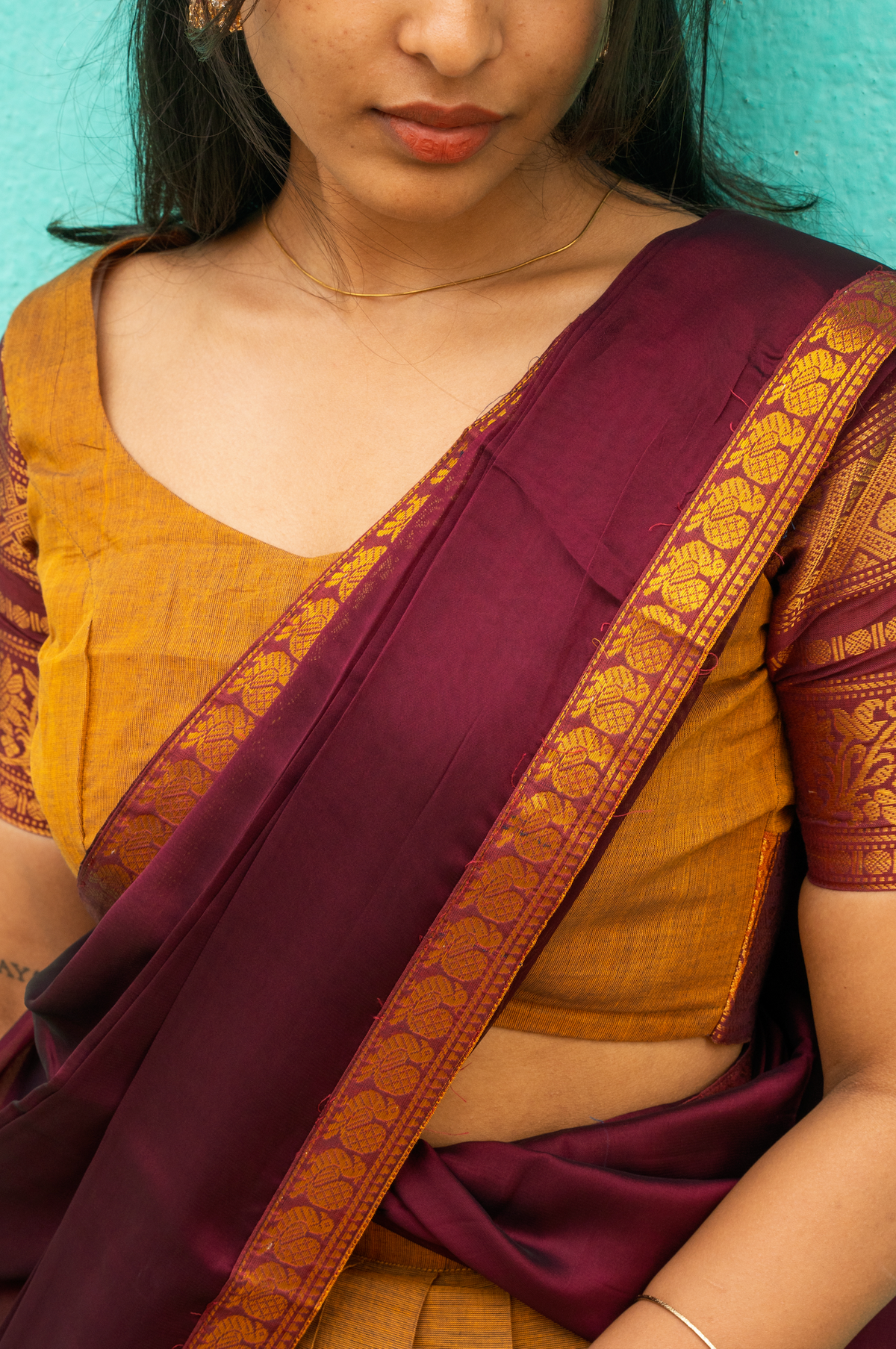 Earthy dreams-Chettinad paavadai dhavani set