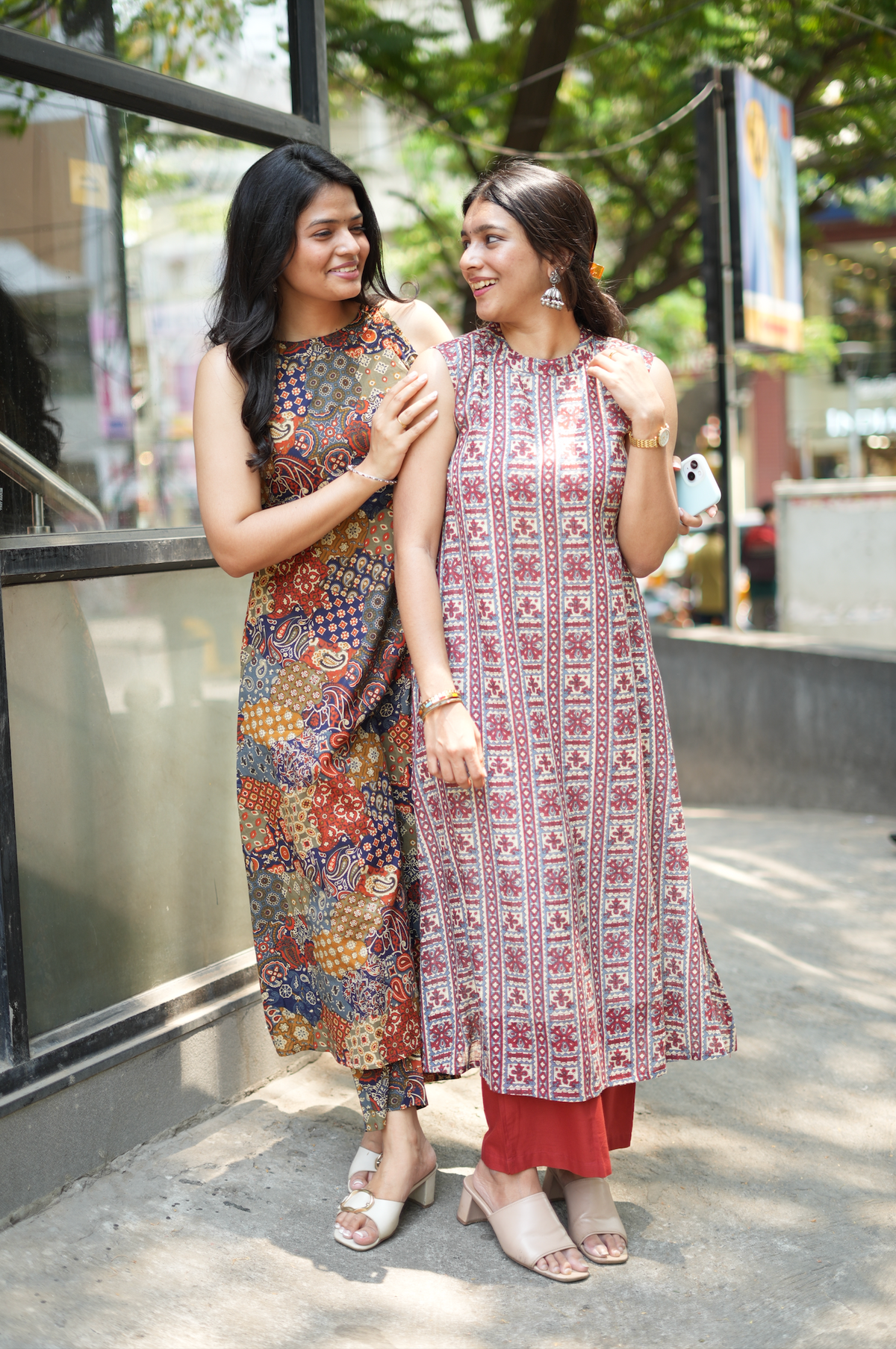 Sharma – Cotton Halter Kurta & Palazzo Set