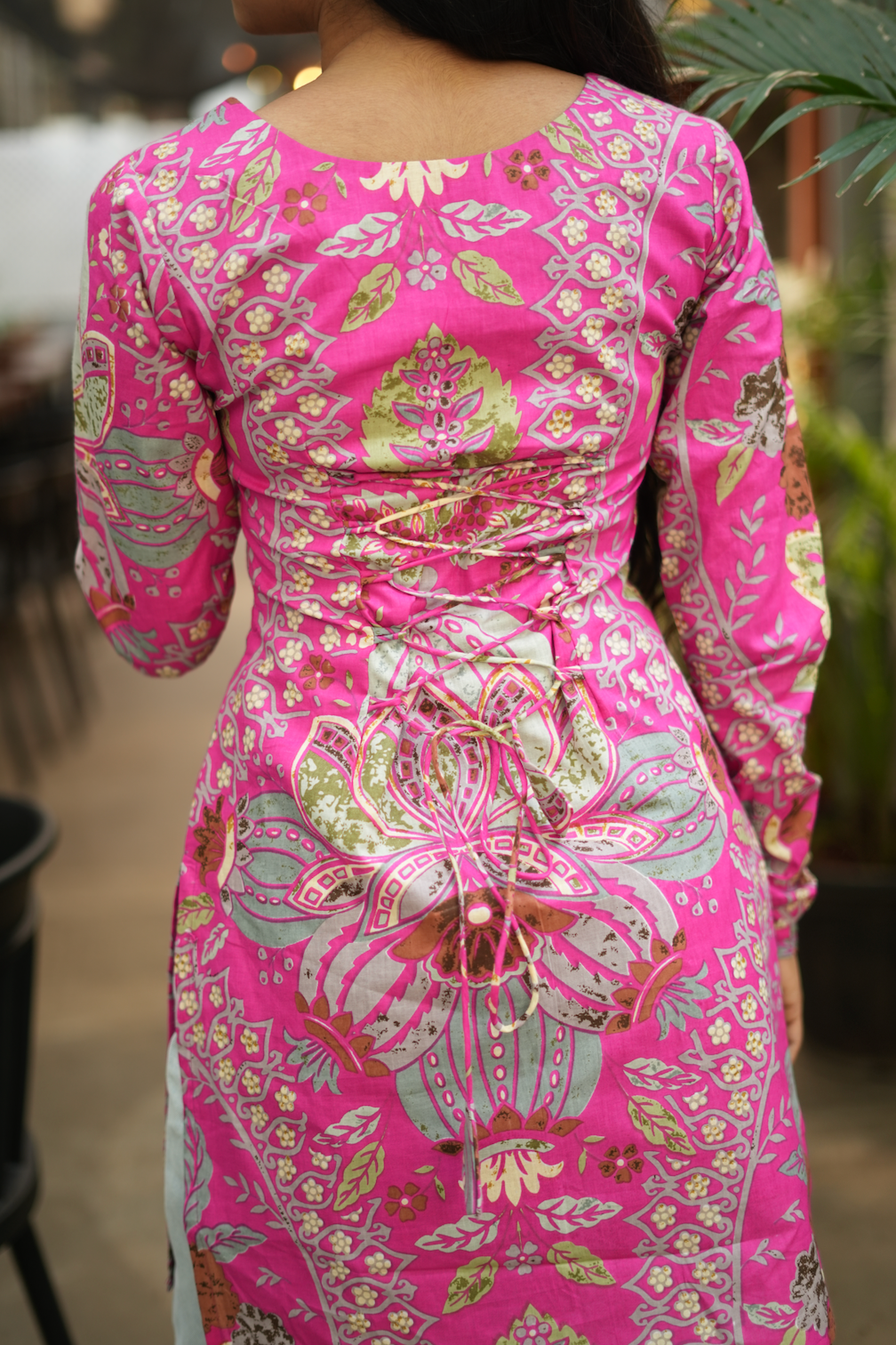 Megha-short Kurti II(pink)