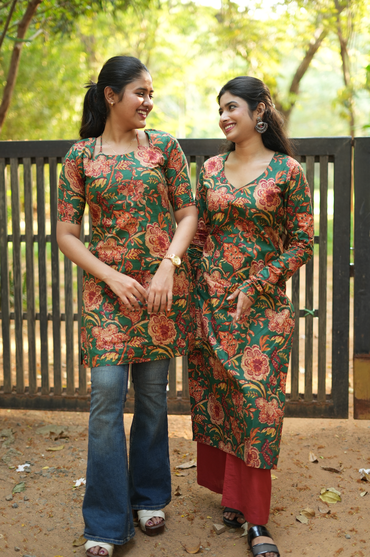 Riya-Block print short kurti(VC1043)